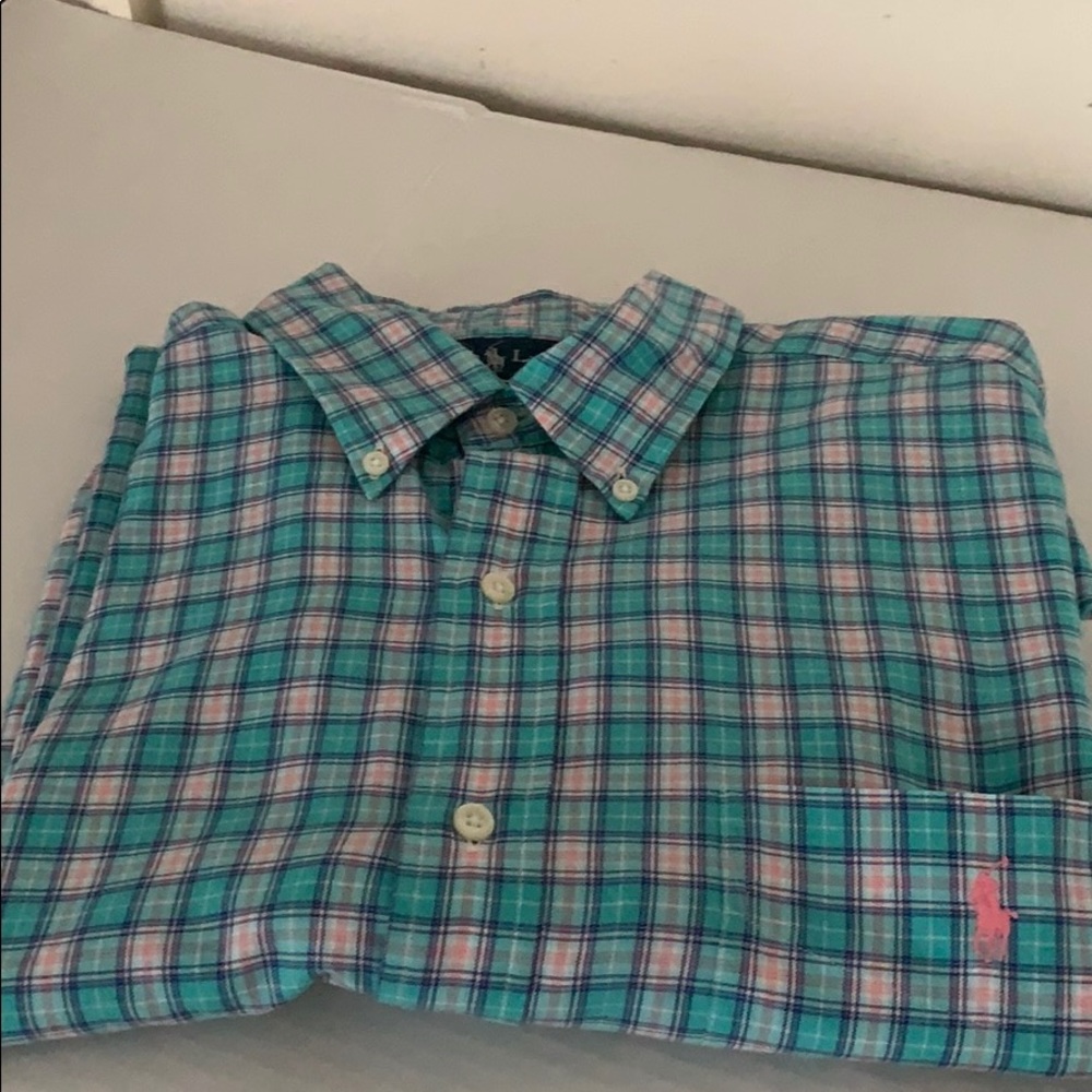 💥SOLD💥Ralph Lauren lot of 2 sport shirts - Size L - Picture 2 of 3
